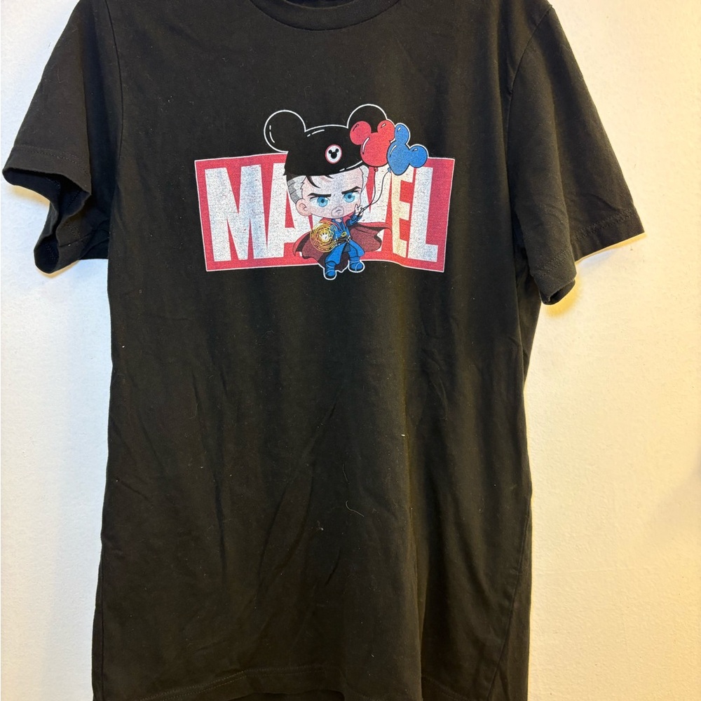 Marvel Kids Black T-Shirt with Colorful Graphic